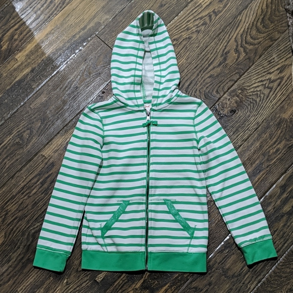 Cat and Jack Striped Hooded Sweatshirt